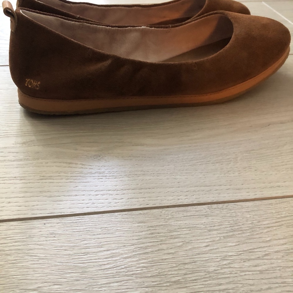 Toms Sued Ballet flats